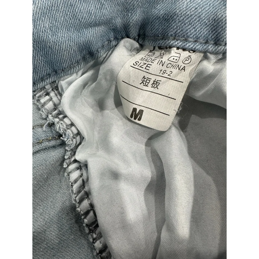 Women's Light Blue Straight Leg Jeans Size M - Picture 5 of 5